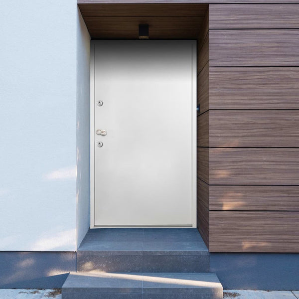 vidaXL Aluminium Front Door White 90x200 cm N8 (right opening) | SKU: 3059694 | Barcode: 8720286231623