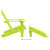 vidaXL Garden Adirondack Chair with Ottoman Solid Fir Wood Green | SKU: 315866 | Barcode: 8720286240472