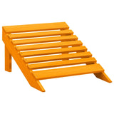 vidaXL Garden Adirondack Chair with Ottoman Solid Fir Wood Orange | SKU: 315868 | Barcode: 8720286240496