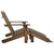 vidaXL 2-Seater Garden Adirondack Chair&Ottoman Fir Wood Brown | SKU: 315911 | Barcode: 8720286240922