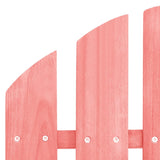 vidaXL 2-Seater Garden Adirondack Chair&Ottoman Fir Wood Pink | SKU: 315917 | Barcode: 8720286240984