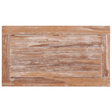 vidaXL Batavia Coffee Table 90x50x45 cm White Wash Solid Teak Wood | SKU: 316036 | Barcode: 8720286246863