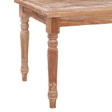 vidaXL Batavia Coffee Table 90x50x45 cm White Wash Solid Teak Wood | SKU: 316036 | Barcode: 8720286246863