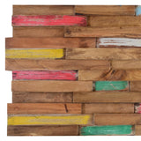 vidaXL Wall Cladding Panels 10 pcs 1.03 m² Solid Teak Wood | SKU: 326169 | Barcode: 8720286290569
