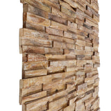 vidaXL 3D Wall Cladding Panels 10 pcs 1.01 m² Solid Teak Wood | SKU: 326177 | Barcode: 8720286290644