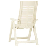vidaXL Garden Reclining Chairs 2 pcs Plastic White | SKU: 315830 | Barcode: 8720286314531