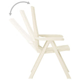 vidaXL Garden Reclining Chairs 2 pcs Plastic White | SKU: 315830 | Barcode: 8720286314531