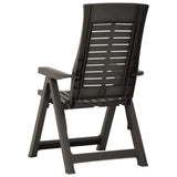 vidaXL Garden Reclining Chairs 2 pcs Plastic Anthracite | SKU: 315831 | Barcode: 8720286314548