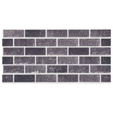 vidaXL 3D Wall Panels With Black & Grey Brick Design 10 pcs EPS | SKU: 149582 | Barcode: 8720286332016