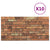 vidaXL 3D Wall Panels With Brown Brick Design 10 pcs EPS | SKU: 149583 | Barcode: 8720286332023
