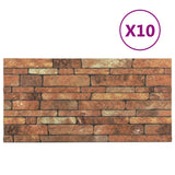 vidaXL 3D Wall Panels With Brown Brick Design 10 pcs EPS | SKU: 149583 | Barcode: 8720286332023