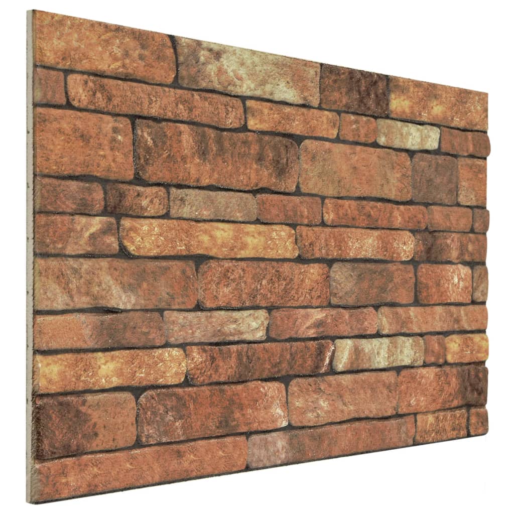 vidaXL 3D Wall Panels With Brown Brick Design 10 pcs EPS | SKU: 149583 | Barcode: 8720286332023