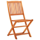 vidaXL Folding Garden Chairs 4 pcs Solid Eucalyptus Wood | SKU: 312452 | Barcode: 8720286334843
