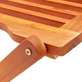 vidaXL Folding Garden Chairs 4 pcs Solid Eucalyptus Wood | SKU: 312452 | Barcode: 8720286334843