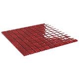 vidaXL Mosaic Tiles 11 pcs Red 30x30 cm Glass | SKU: 327305 | Barcode: 8720286340974