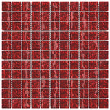 vidaXL Mosaic Tiles 11 pcs Red 30x30 cm Glass | SKU: 327305 | Barcode: 8720286340974