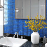 vidaXL Mosaic Tiles 11 pcs Blue 30x30 cm Glass | SKU: 327307 | Barcode: 8720286340998