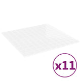 vidaXL Mosaic Tiles 11 pcs White 30x30 cm Glass | SKU: 327311 | Barcode: 8720286341032