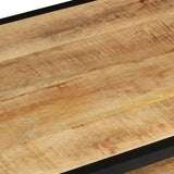 vidaXL Coffee Table 90x45x35 cm Solid Rough Mango Wood | SKU: 328265 | Barcode: 8720286436929