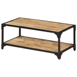 vidaXL Coffee Table 90x45x35 cm Solid Rough Mango Wood | SKU: 328265 | Barcode: 8720286436929