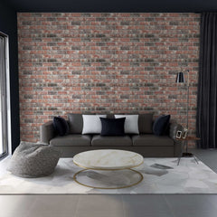vidaXL 3D Wall Panels With Dark Brown & Grey Brick Design 10 pcs EPS | SKU: 332922 | Barcode: 8720286493359