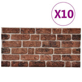 vidaXL 3D Wall Panels With Dark Brown Brick Design 10 pcs EPS | SKU: 332923 | Barcode: 8720286493366