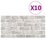 vidaXL 3D Wall Panels With Light Grey Brick Design 10 pcs EPS | SKU: 332924 | Barcode: 8720286493373