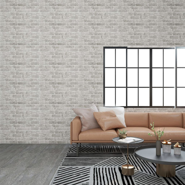 vidaXL 3D Wall Panels With Light Grey Brick Design 10 pcs EPS | SKU: 332924 | Barcode: 8720286493373