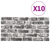 vidaXL 3D Wall Panels With Dark Grey Brick Design 10 pcs EPS | SKU: 332925 | Barcode: 8720286493380