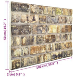 vidaXL 3D Wall Panels With Multicolour Brick Design 10 pcs EPS | SKU: 332928 | Barcode: 8720286493410