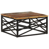 vidaXL Coffee Table 68x68x35 cm Solid Reclaimed Wood | SKU: 330075 | Barcode: 8720286505038