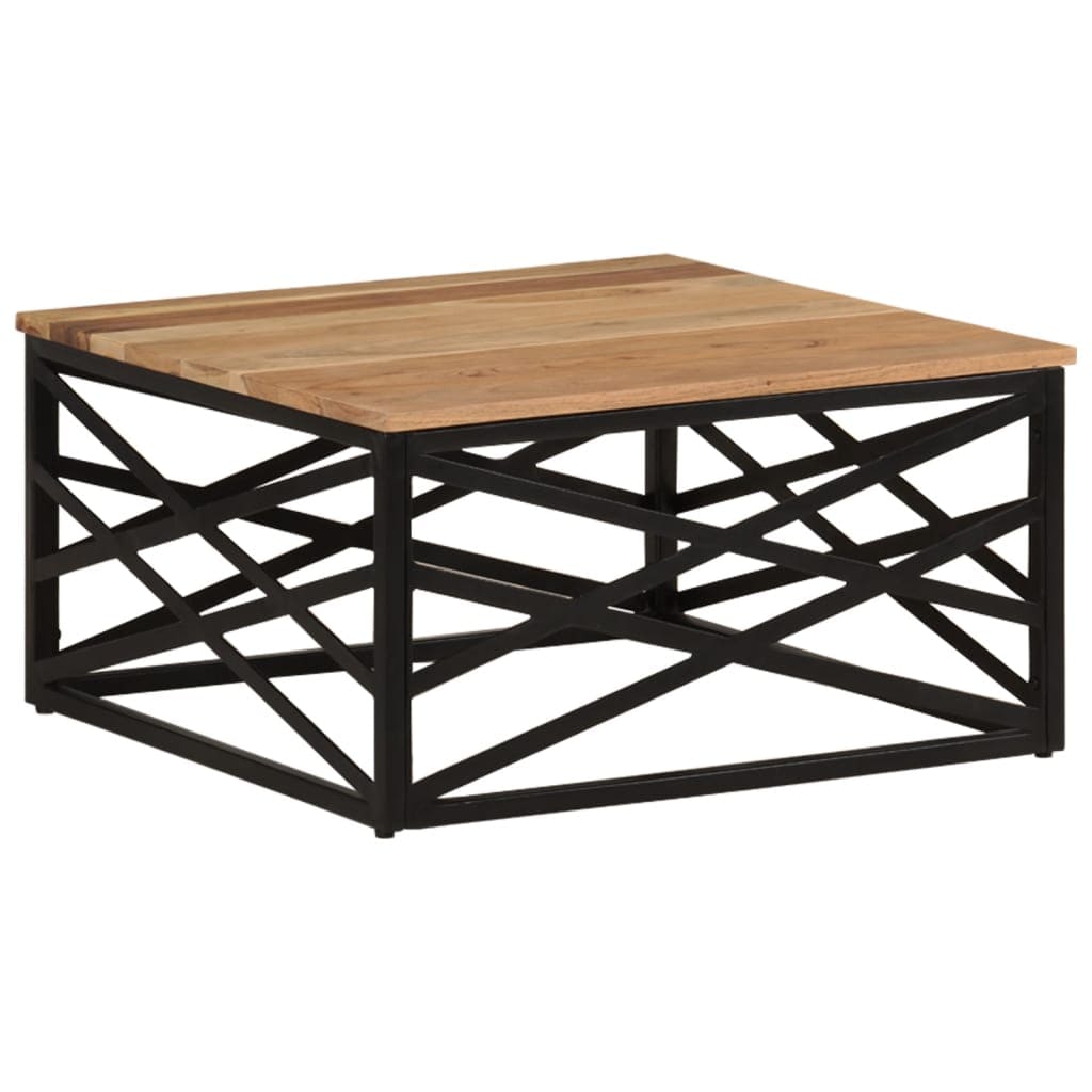vidaXL Coffee Table 68x68x35 cm Solid Acacia Wood | SKU: 330076 | Barcode: 8720286505045