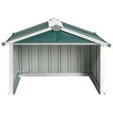 vidaXL Garden Robot Lawnmower Shed 92x97x63 cm Galvanised Steel Green | SKU: 150907 | Barcode: 8720286512760