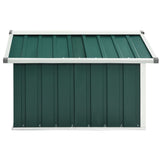 vidaXL Garden Robot Lawnmower Shed 92x97x63 cm Galvanised Steel Green | SKU: 150907 | Barcode: 8720286512760
