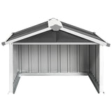 vidaXL Garden Robot Lawnmower Shed 92x97x63 cm Galvanised Steel Black | SKU: 150909 | Barcode: 8720286512784
