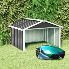 vidaXL Garden Robot Lawnmower Shed 92x97x63 cm Galvanised Steel Black | SKU: 150909 | Barcode: 8720286512784