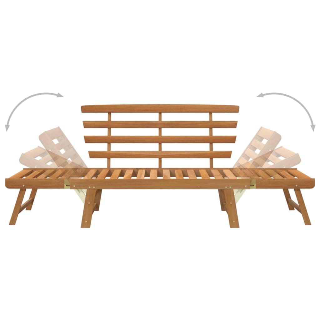 vidaXL Garden Bench 2-in-1 190 cm Solid Acacia Wood | SKU: 316471 | Barcode: 8720286543191