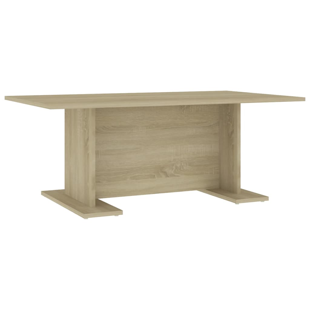 vidaXL Coffee Table White and Sonoma Oak 103.5x60x40 cm Chipboard | SKU: 806845 | Barcode: 8720286560464