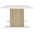 vidaXL Coffee Table White and Sonoma Oak 103.5x60x40 cm Chipboard | SKU: 806845 | Barcode: 8720286560464