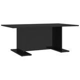 vidaXL Coffee Table High Gloss Black 103.5x60x40 cm Chipboard | SKU: 806847 | Barcode: 8720286560488