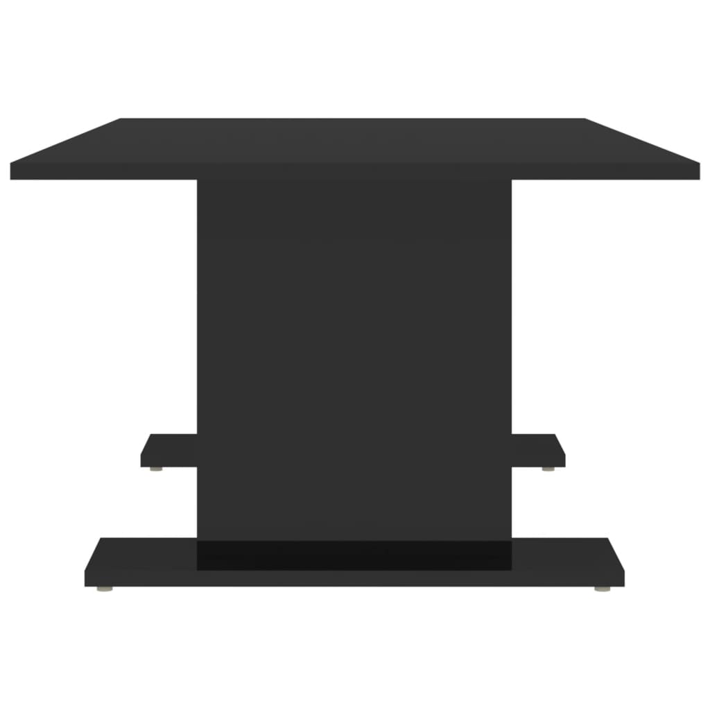 vidaXL Coffee Table High Gloss Black 103.5x60x40 cm Chipboard | SKU: 806847 | Barcode: 8720286560488