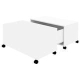 vidaXL Coffee Table White 75x75x38 cm Chipboard | SKU: 806867 | Barcode: 8720286560686