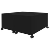 vidaXL Coffee Table Black 75x75x38 cm Chipboard | SKU: 806868 | Barcode: 8720286560693