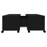 vidaXL Coffee Table Black 75x75x38 cm Chipboard | SKU: 806868 | Barcode: 8720286560693