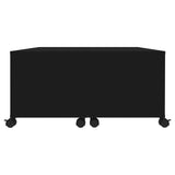 vidaXL Coffee Table Black 75x75x38 cm Chipboard | SKU: 806868 | Barcode: 8720286560693