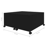 vidaXL Coffee Table Black 75x75x38 cm Chipboard | SKU: 806868 | Barcode: 8720286560693