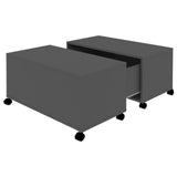 vidaXL Coffee Table Grey 75x75x38 cm Chipboard | SKU: 806869 | Barcode: 8720286560709