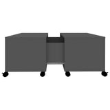 vidaXL Coffee Table Grey 75x75x38 cm Chipboard | SKU: 806869 | Barcode: 8720286560709