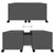 vidaXL Coffee Table Grey 75x75x38 cm Chipboard | SKU: 806869 | Barcode: 8720286560709