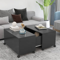 vidaXL Coffee Table Grey 75x75x38 cm Chipboard | SKU: 806869 | Barcode: 8720286560709